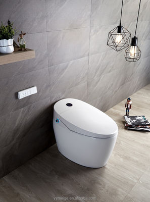 Office Building Luxury Lower Cistern Eco Smart Automatic Intelligent Toilet with Adjustable Temperature and Tech Features
