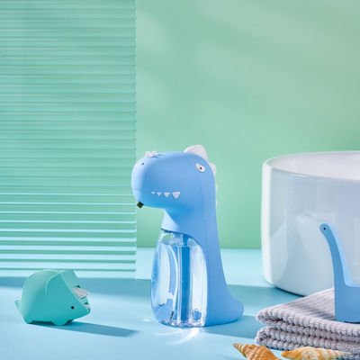 Bathroom Dinosaur Desk-top Flush Light Music Electric Multi-functional Automatic Foam Soap Dispenser 260ml USB Kids Cute