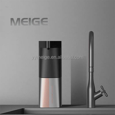Hotel Meige X-202 2022 Black 350ml Kitchen Foam Liquid Mist Gel IPX4 FCC CE Infrared Touch Free Intelligent Soap Dispenser